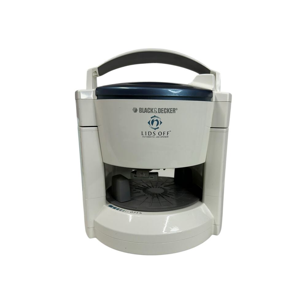 Black & Decker Lids Off Automatic‎ Electric Jar Opener JW200 White WORKING
